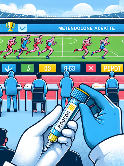 ¿Acetato de metenolona se detecta en controles antidoping?