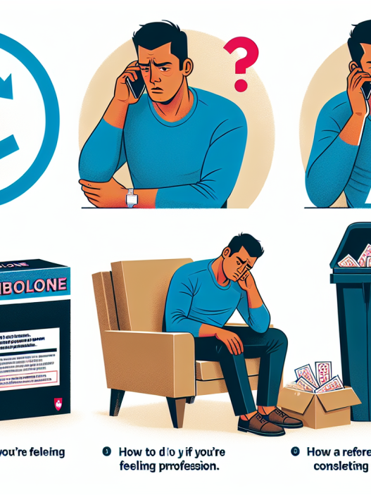 Qué hacer si te sientes enfermo usando Stenbolone