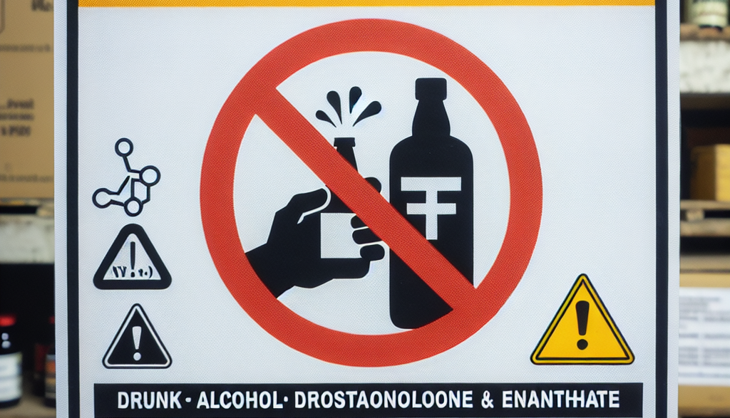 ¿Se puede beber alcohol mientras se usa Enantato de Drostanolona?