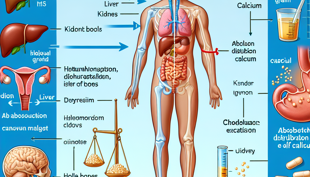 Cómo afecta Hormona del crecimiento al metabolismo del calcio