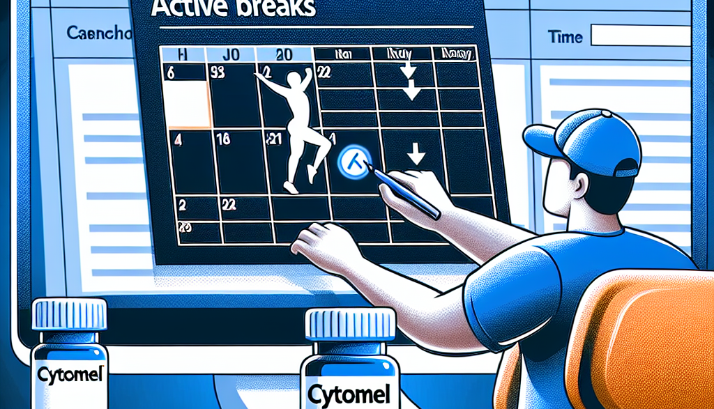Cómo programar descansos activos mientras usas Cytomel