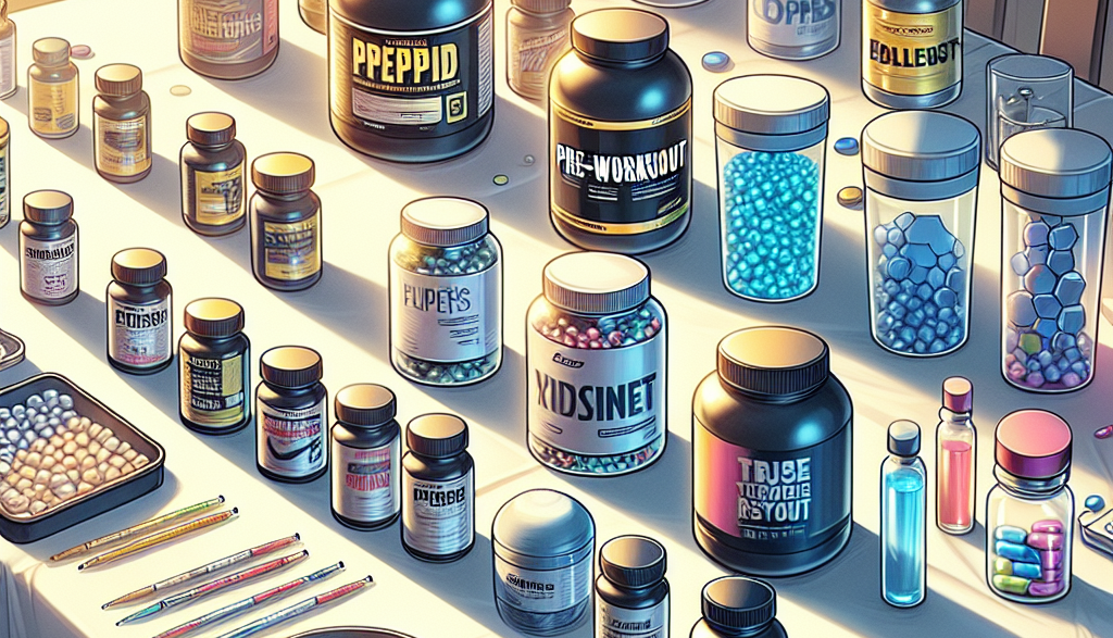 Preparados de péptidos y compatibilidad con preentrenos