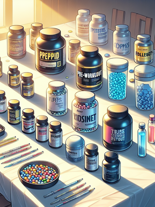 Preparados de péptidos y compatibilidad con preentrenos