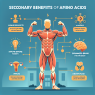 Qué beneficios secundarios se reportan con Aminoácidos