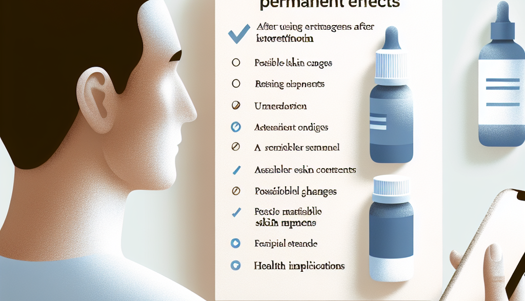 Qué efectos pueden ser permanentes tras Isotretinoina