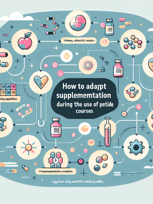 Cómo adaptar la suplementación durante el uso de Cursos de péptidos