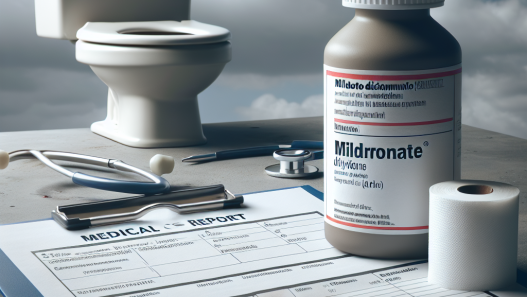 Mildronate Dihydricume y sangre en heces: urgencia médica