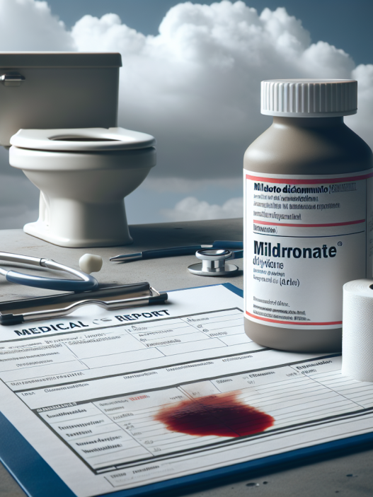 Mildronate Dihydricume y sangre en heces: urgencia médica
