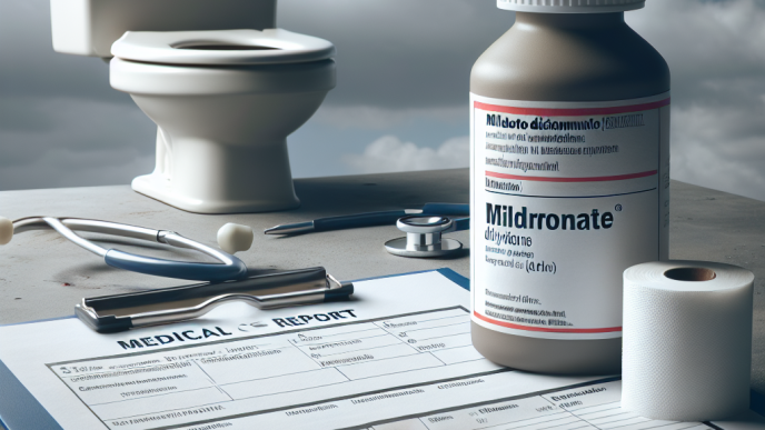 Mildronate Dihydricume y sangre en heces: urgencia médica