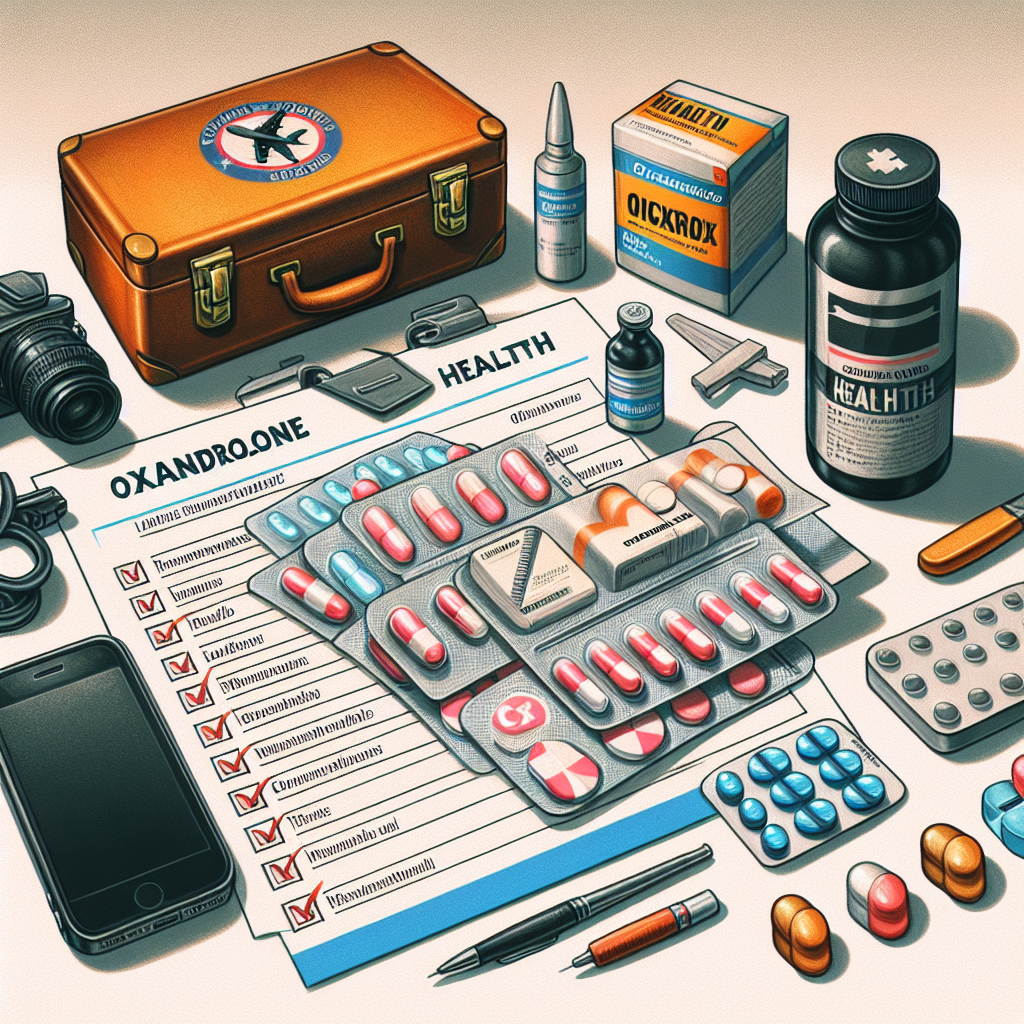 Oxandrolona y viajes: checklist de salud